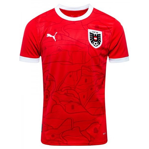 Austria maillot domicile uniforme de football premier kit de football pour hommes en haut du maillot de sport coupe d'Europe 2024